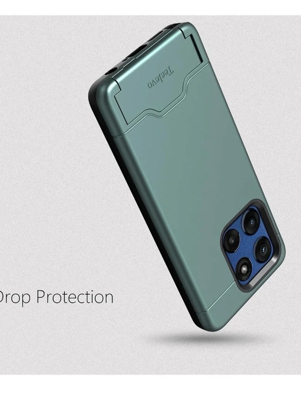Protective Card Slot Case for Moto G Stylus 5G (2025) - Green NEW